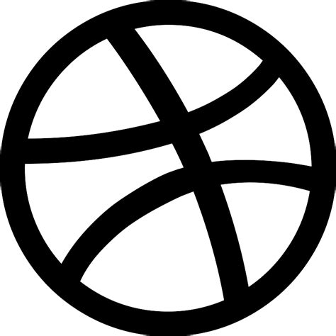 Basketball Ball Outline Vector Svg Icon Svg Repo