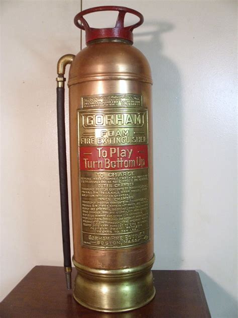 Vintage Copper Fire Extinguisher Value Of Antique Copper Fire