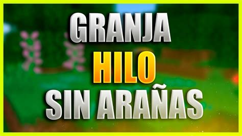 Como Hacer Granja De Hilo Minecraft 119 Tutorial Youtube