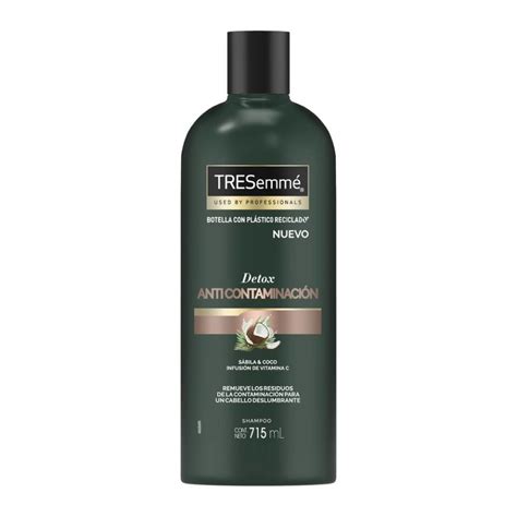 Shampoo Tresemmé Detox Anticontaminación 715 Ml Walmart