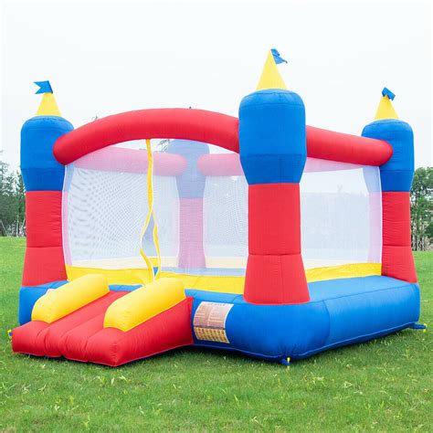 Kids Bounce House Magic Castle Inflatable Bouncer Without Blower Morealis