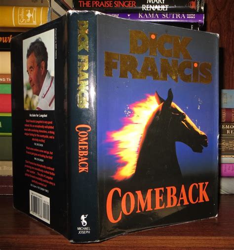 comeback by francis dick hardcover 1991 first edition first printing rare book cellar