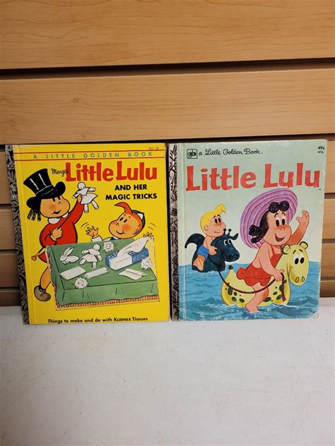 Set Of 2 Little Lulu Golden Books