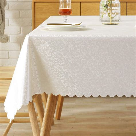 Round Vinyl Oilcloth Tablecloth Waterproof Pvc Plastic