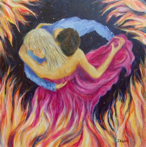 Burned In A Relationship Painting By Susan Delain Fine Art America