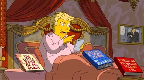 Simpsons Machen Sich über Donald Trump Lustig Sternde