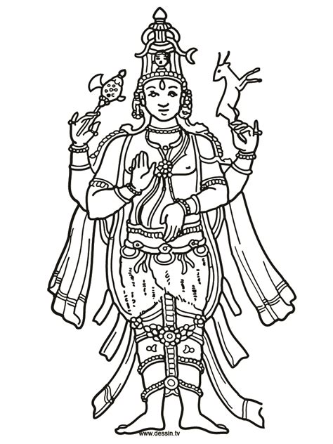 Coloring shiva