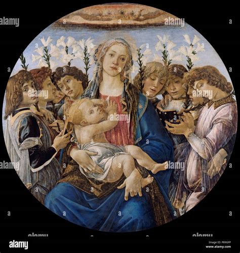 Virgin And Child With Eight Angels Berlin Madonna Or Raczynski Tondo