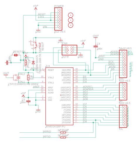 Wiring diagrams are like road maps showing you the direction of current flow. How to Read the Arduino Schematic Diagram | LEARN @ CIRCUITROCKS