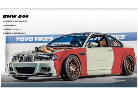 Bmw E46 Coupe Base Body Kit Streetfighters Sfxlae462drbasekit