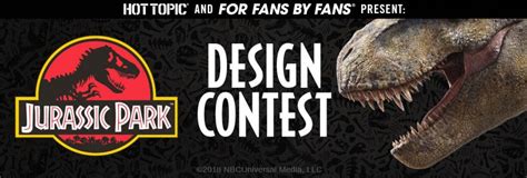 Jurassic Park Fan Art Design Contest With Hot Topic