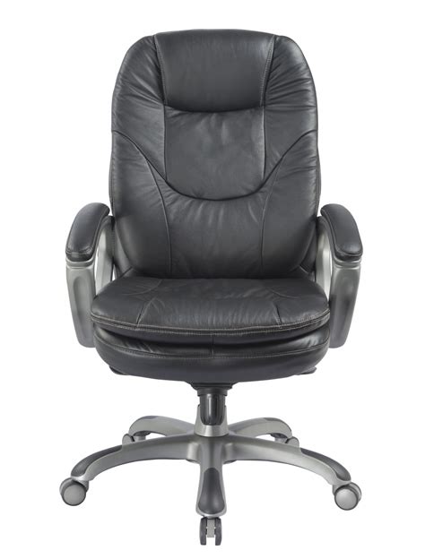 The boss office chair is what anybody deserves. Office Chairs - Kiev Leather Office Chair BCL/U646/LBK ...