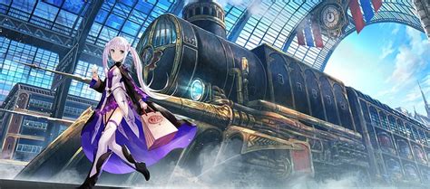 Kagami Sakimori Art Fantasy Train Girl Novel Fuji Choko Orginal