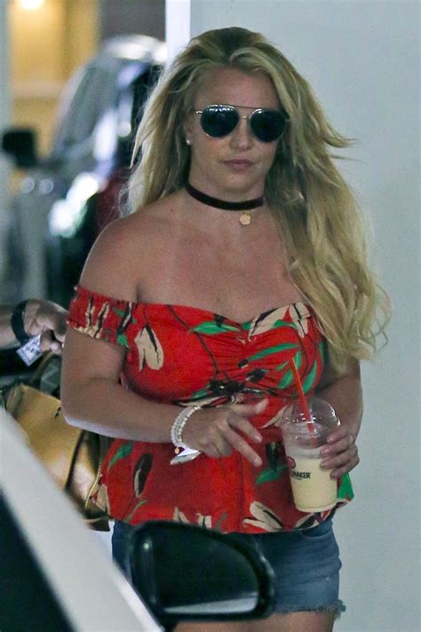Matches featuring my friends @backstreetboys is out now !!!! Britney Spears in Jeans Shorts - Shopping in Thousand Oaks ...