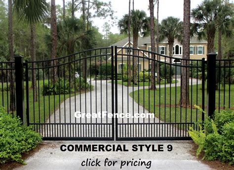 Installing An Aluminum Driveway Gate Great Fence