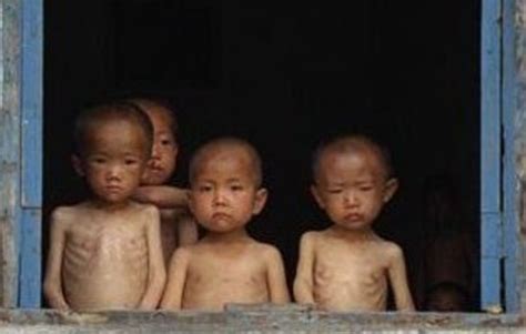 North Korean People Starving