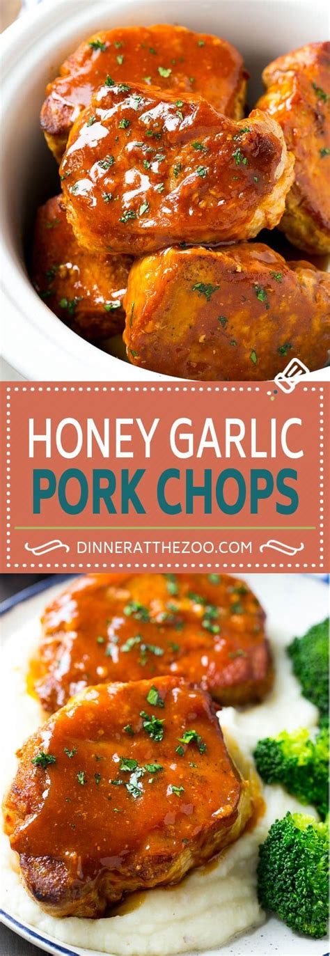 Honey Garlic Pork Chops Recipe Slow Cooker Pork Chops Crock Pot Pork Chops Boneless Pork