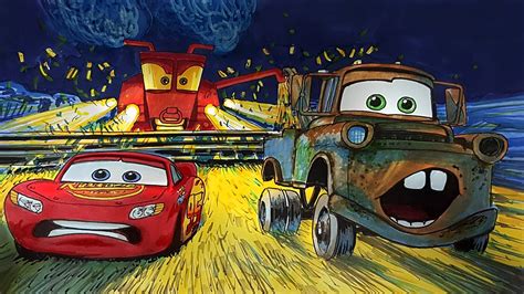 How to draw bentley continental. Draw CARS Frank chasing Lightning McQueen and Mater ...