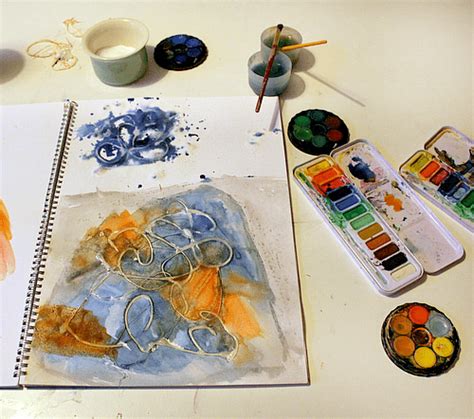 Salt Glue And Watercolor Paint Process Art Activity Art Activities