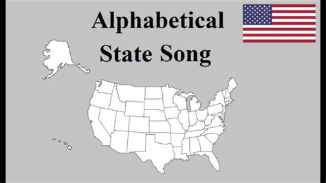 Alphabetical Us State Song Youtube