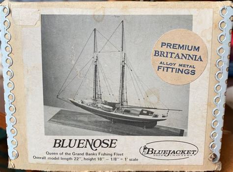 Bluenose Bluejacket Model Kit 1975 Vintage Bluenose