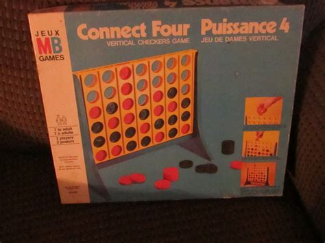 Connect Four Vintage Game By Milton Bradley This One Was Made In