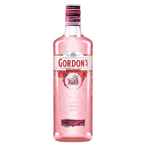 Gordons Premium Pink Distilled Gin 1 Litre £18 At Tesco