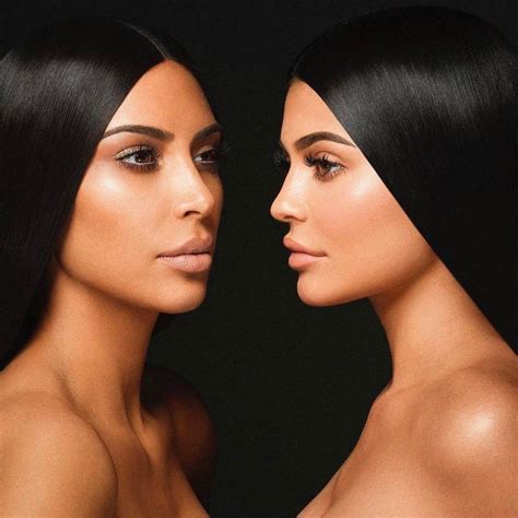 Kim Kardashian And Kylie Jenner Photoshoot For Kylie Cosmetics 2017