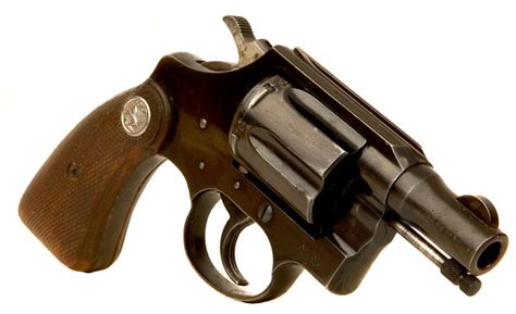 Deactivated Us Colt Detective Special 38 Snub Nose Revolver Modern