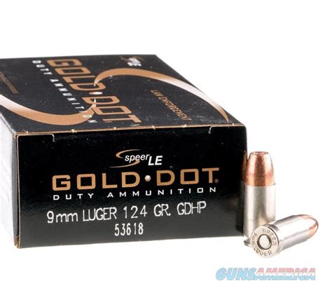 Speer Gold Dot Le Duty 9mm Luger Ammo 124 Grain For Sale