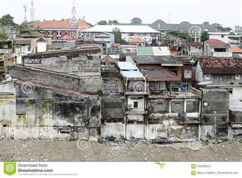 Slum Near The Market Denpasar Stock Photo Image Of Bali Slum 103030910