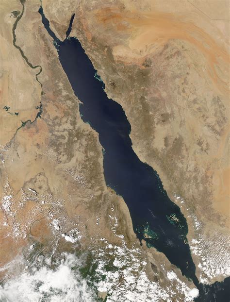 Nasa Visible Earth Red Sea