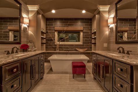 His and hers bathroom sinks and marble counter top. Street of Dreams 2013 - Transitional - Bathroom - Omaha ...