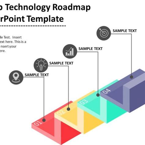 Steps Technology Roadmap Powerpoint Template Slidemodel In Images