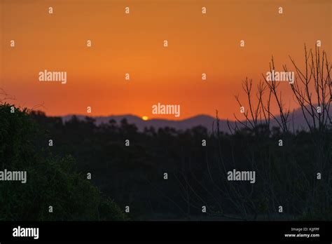 Sunset Byron Bay Australia Red Sky Lifestyle Stock Photo Alamy
