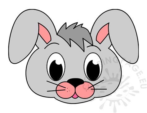 We are sure your child will have some fun, quiet time with this coloring sheet. Printable Grey Bunny Mask - Coloring Page