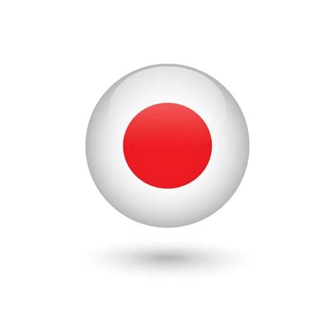 Japan Flag On Button Stock Vector Image By ©pockygallery 13488410