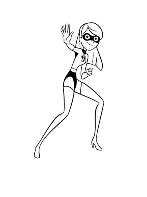This content for download files be subject to copyright. Violet from The Incredibles Coloring Page: Violet from The ...