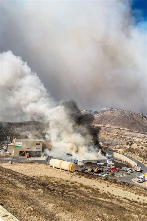 Alisal Fire Threatens Tajiguas Landfill In Santa Barbara County