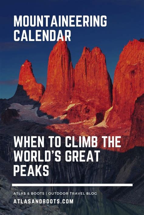 Mountaineering Calendar When To Climb The Worlds Great Peaks Atlas