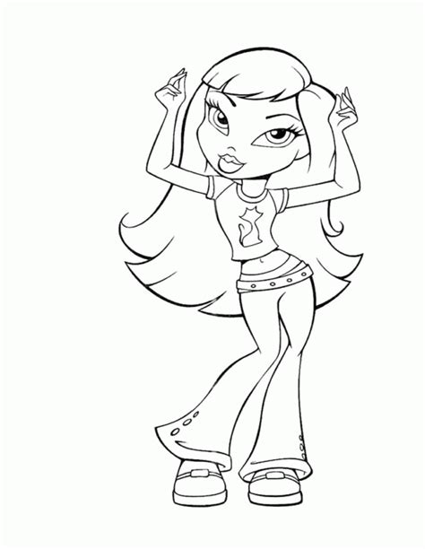 86 bratz pictures to print and color. Bratz Cloe Coloring Pages - Coloring Home