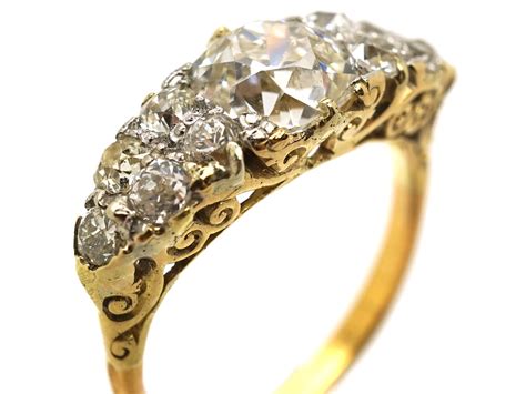 Victorian 18ct Gold And Diamond Ring 576l The Antique Jewellery Company