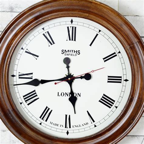 Classic Large Dial Smith Enfield Ship Cabin Wall Clock Antikcart