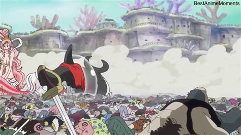 One Piece Luffys Conqueror Haki On Fishman Island Youtube