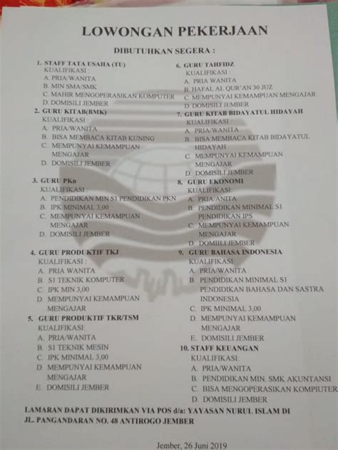 Daftar gaji karyawan di larisso ambulu jember. Lowongan Kerja Daerah Ambulu - Thetrending News Lowongan ...