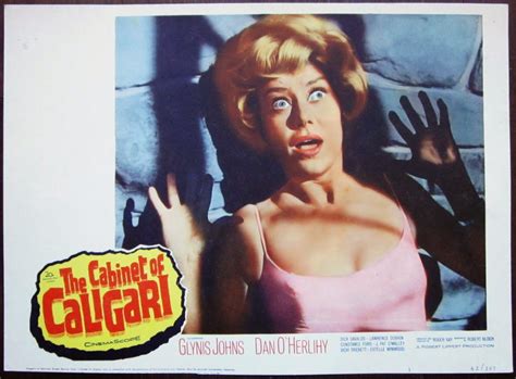 Glynis Johns In The Cabinet Of Caligari 1962 Lobby Cards Glynis