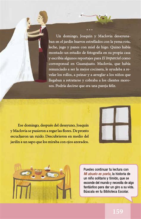 Español Libro De Lectura Quinto Grado 2017 2018 Página 159 De 162