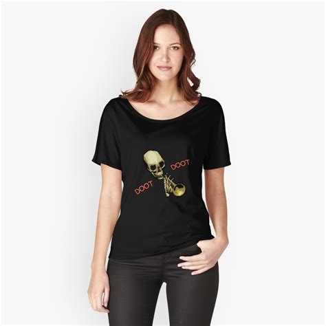 Doot Doot Mr Skeletal Skull Trumpet Meme T Shirt By Barnyardy Redbubble