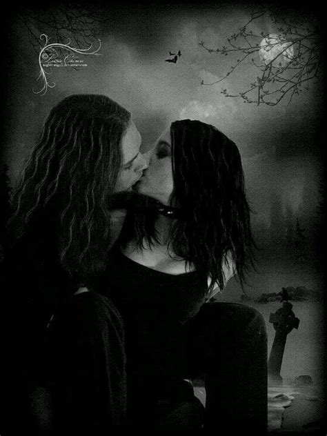 Goth Gothic Couple Kissing Love Gothic Romance Dark Gothic Dark Romance