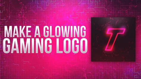 How To Make A Glowing Gaming Logoprofile Picture In